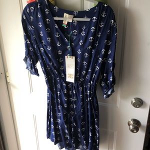 NWT nautical anchor dress